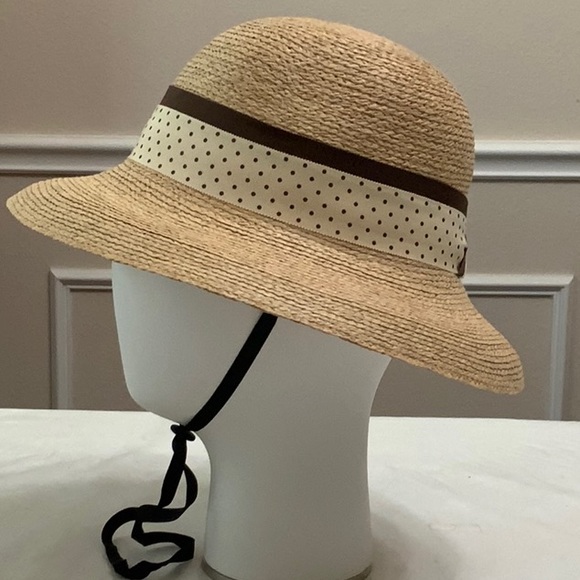 Tilley REBECCA R2 Raffia hat-Natural/Ivory/Brown - Picture 10 of 14
